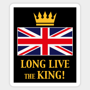 Long Live The King! (England / Great Britain / United Kingdom / 4C) Sticker